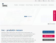 Tablet Screenshot of imc-frankfurt.de
